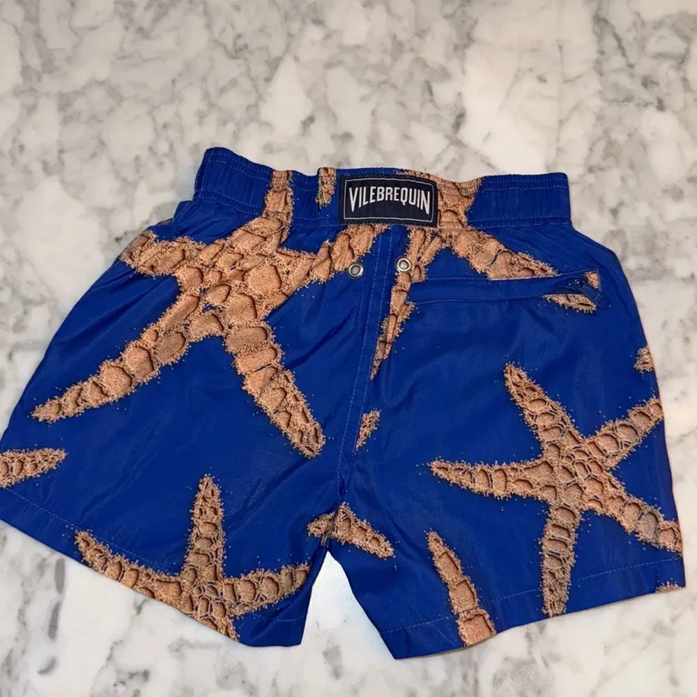 Vilebrequin Starfish Quick Dry Swim Trunks 4Y